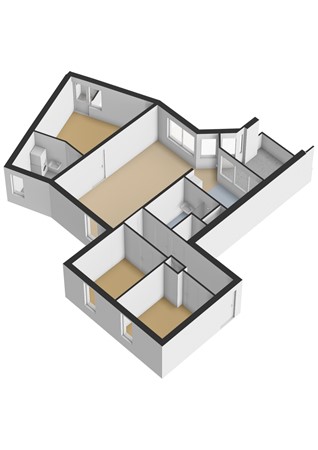 Floorplan - Leusdenhof 46, 1108 CT Amsterdam-Zuidoost